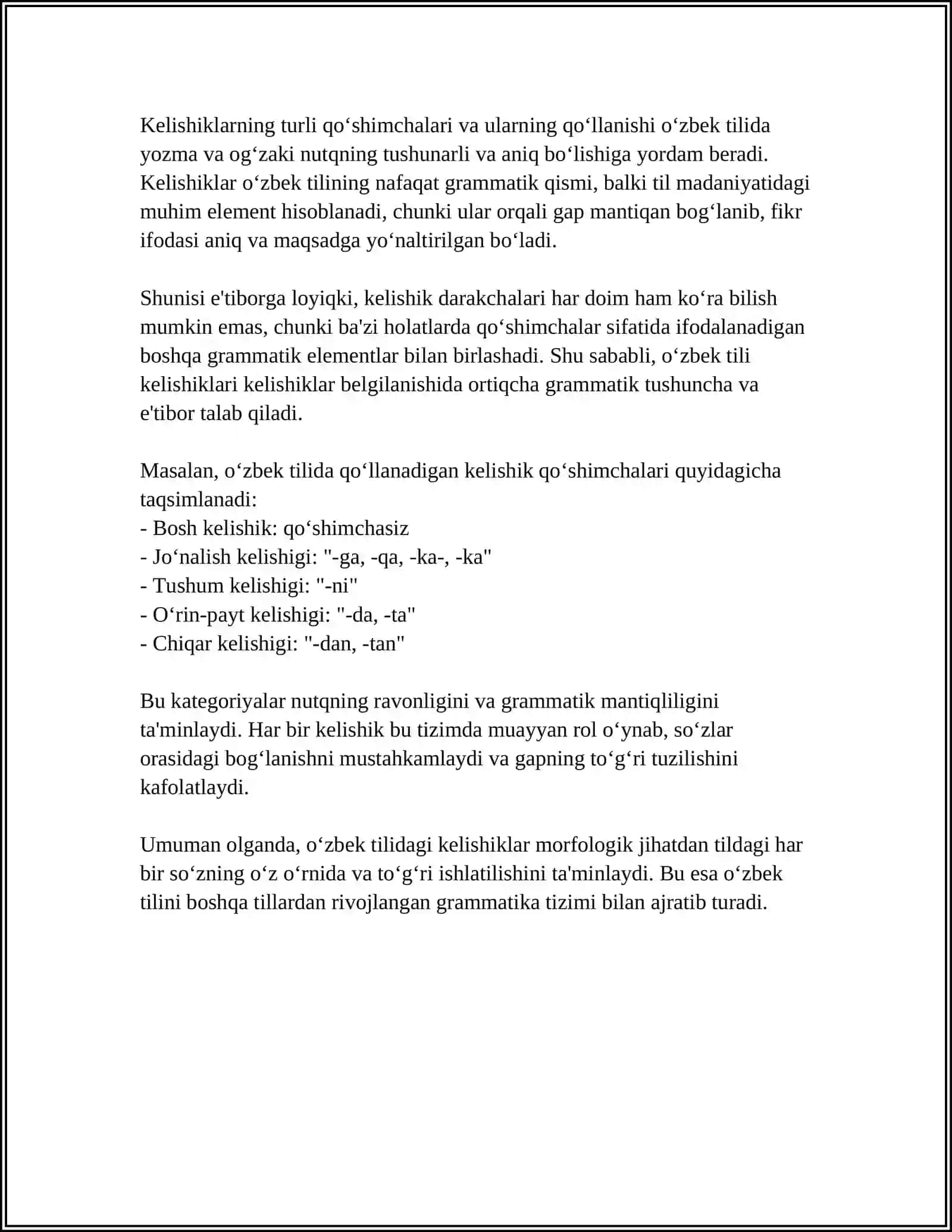 FEL VA UNING GRAMATIK KATIGORIYALARI 4