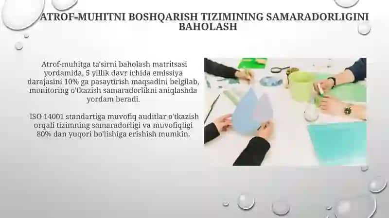 Ekologik boshqaruv tizimlari 4