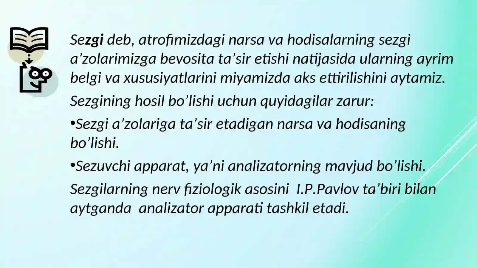 BILISH JARAYONLARI 4