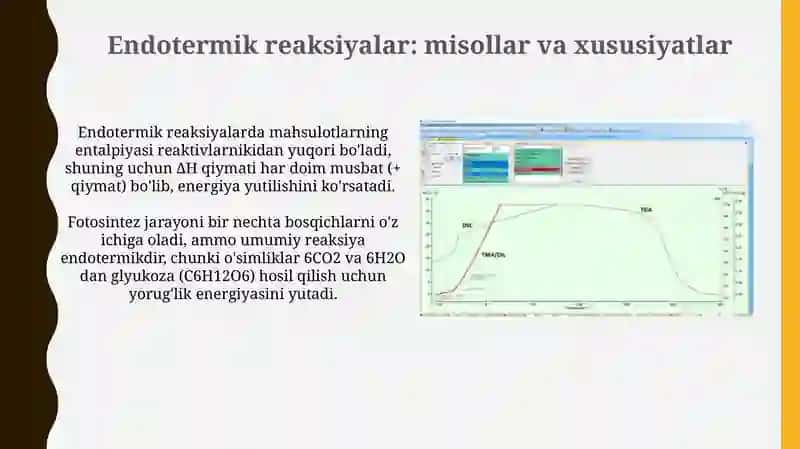 Endotermik va ekzotermik effektlar 4