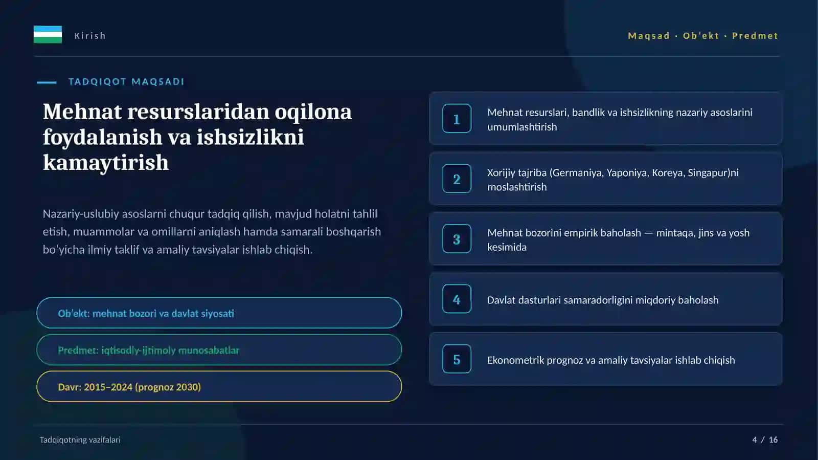 MAGISTRLIK DISSERTATSIYASI HIMOYASI 4