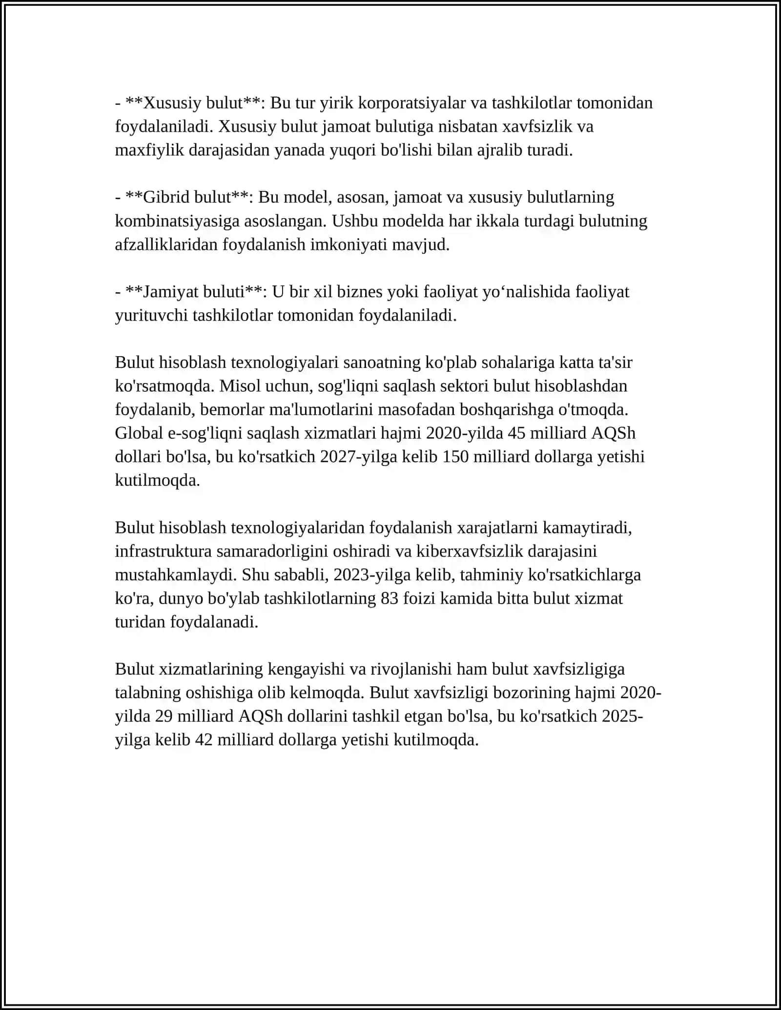 Bulut hisoblash texnologiyalari 4