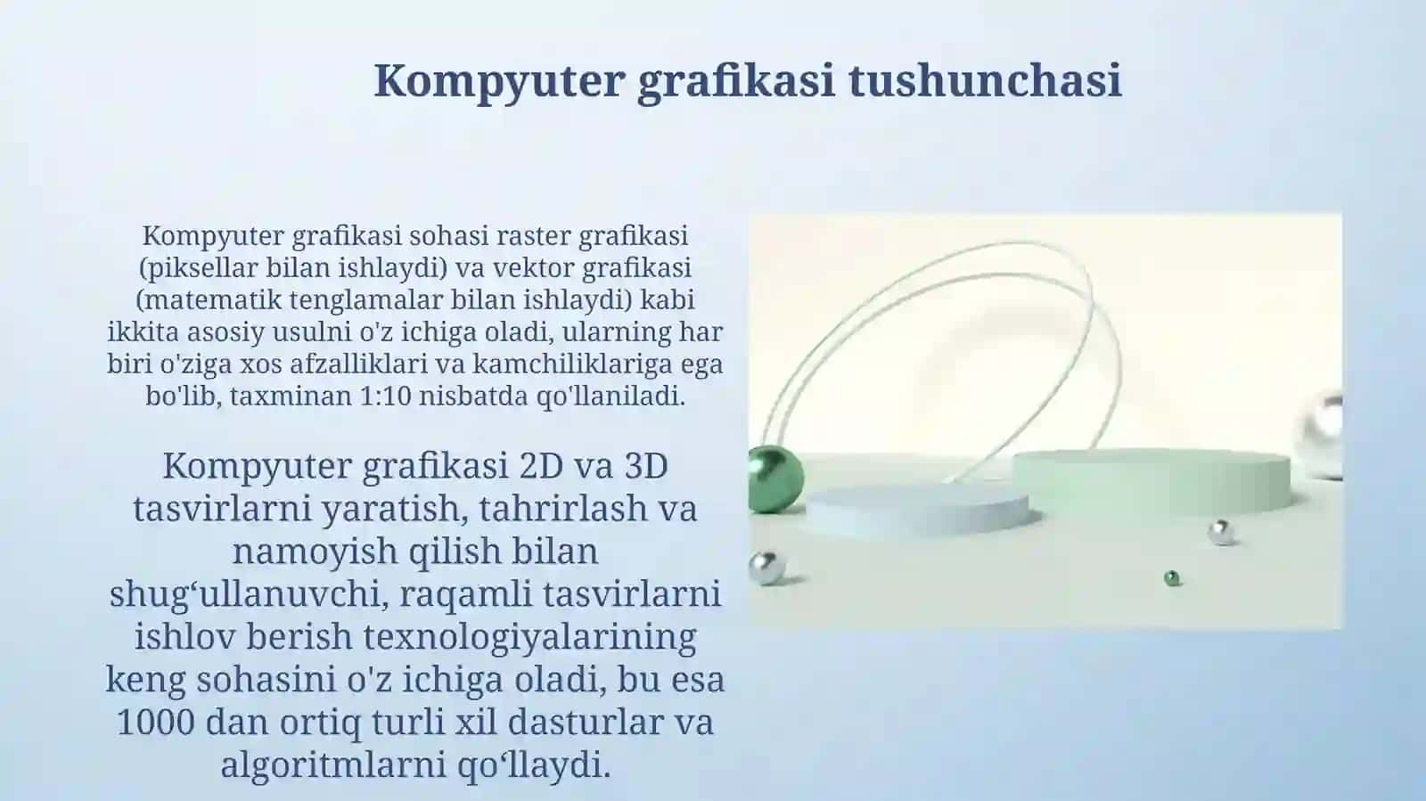 Kampyuter grafikasi tushunchasi 4