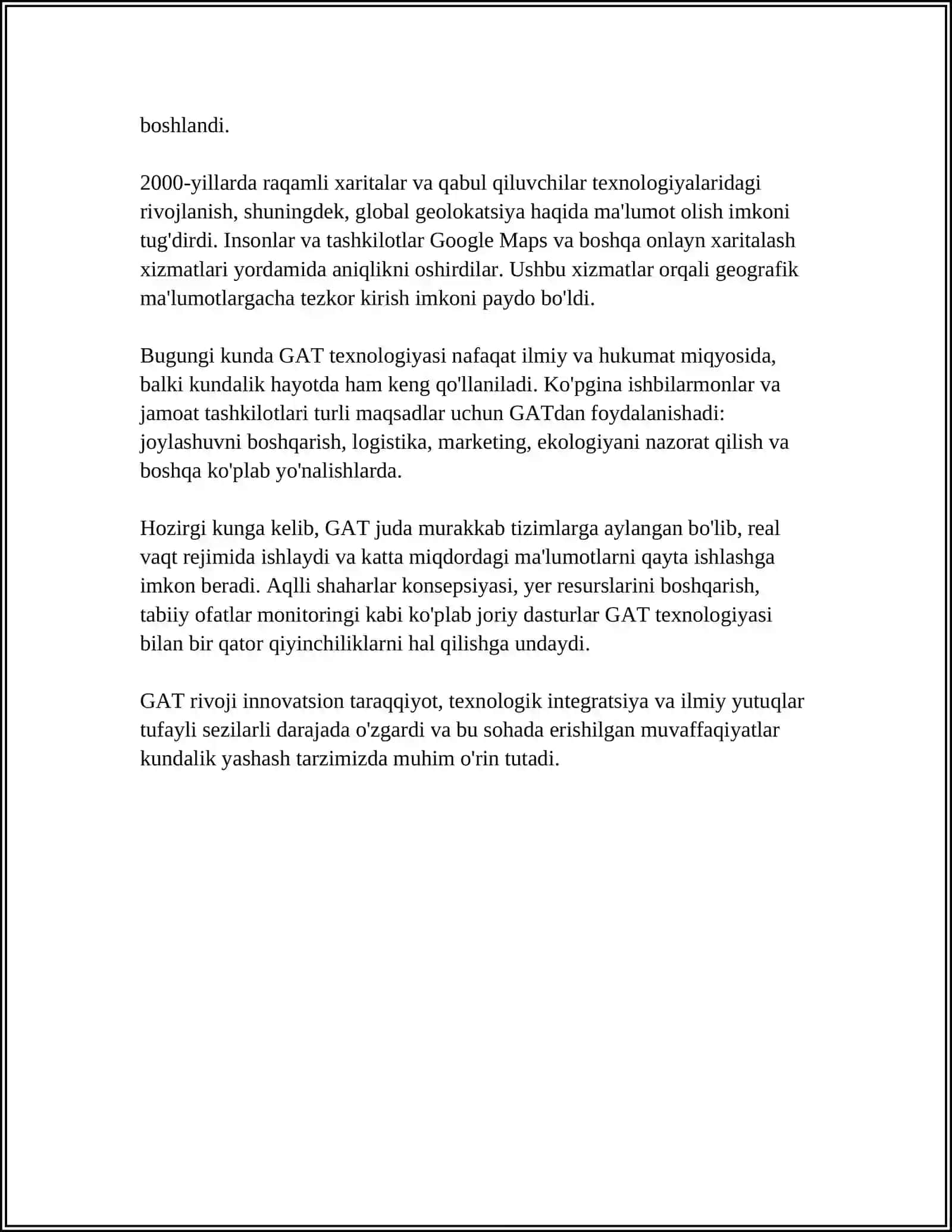 GIS TARIXI VA UNING ARXEOLOGIYADA QOʻLLANISHI 4