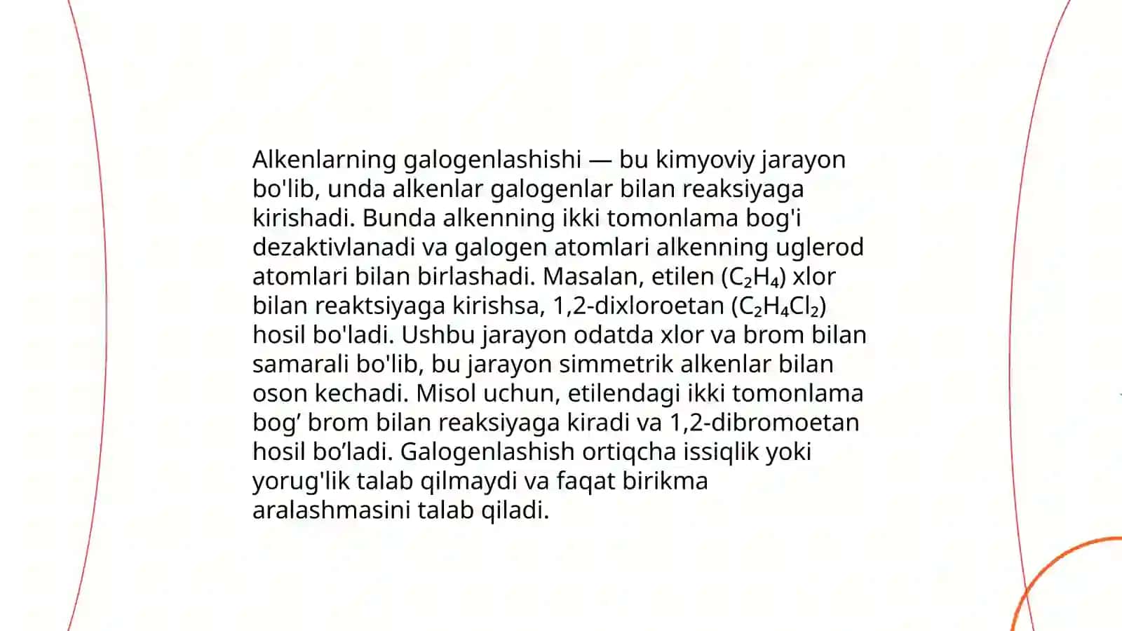 Alkenlarga xos sifat reaksyalari 4