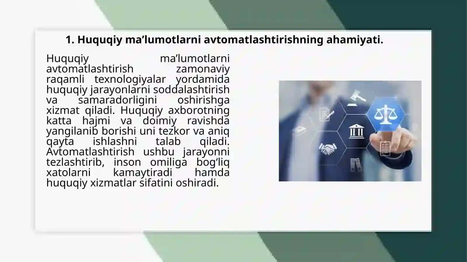 Huquqiyma’lumotlarni avtomatlashtirish 4