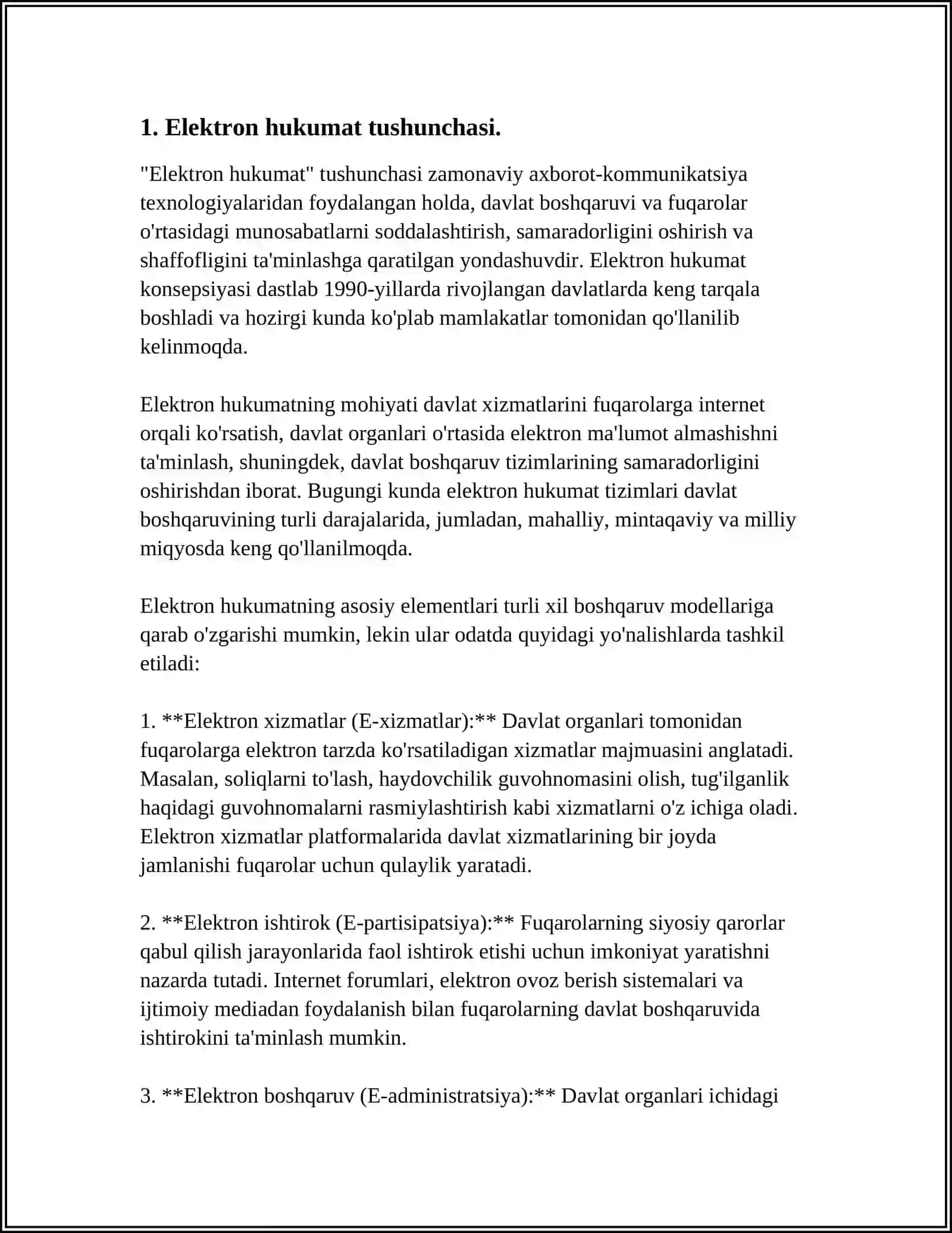 ELEKTRON HUKUMAT TIZIMI 4