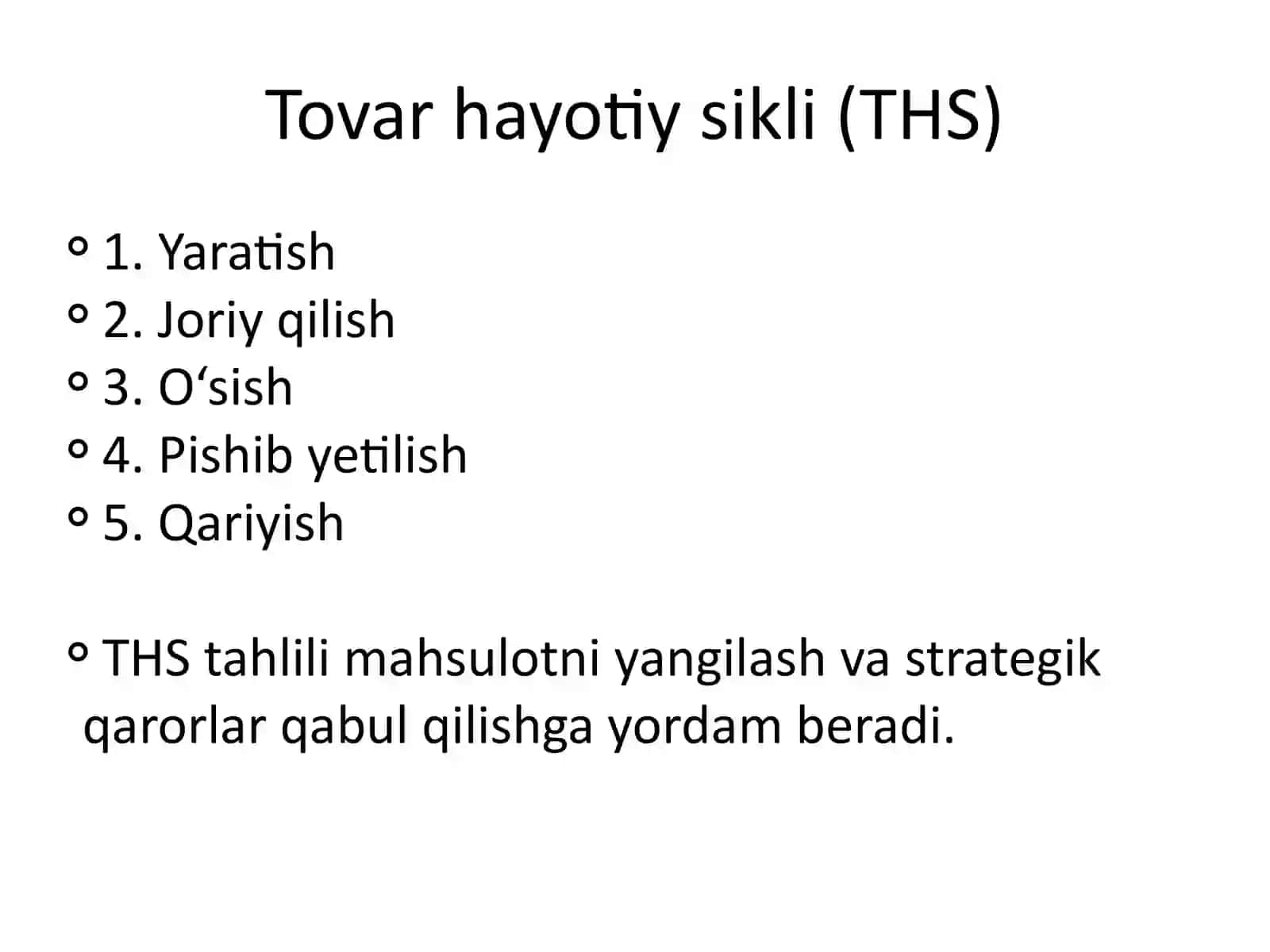 Tovar siyosati 4