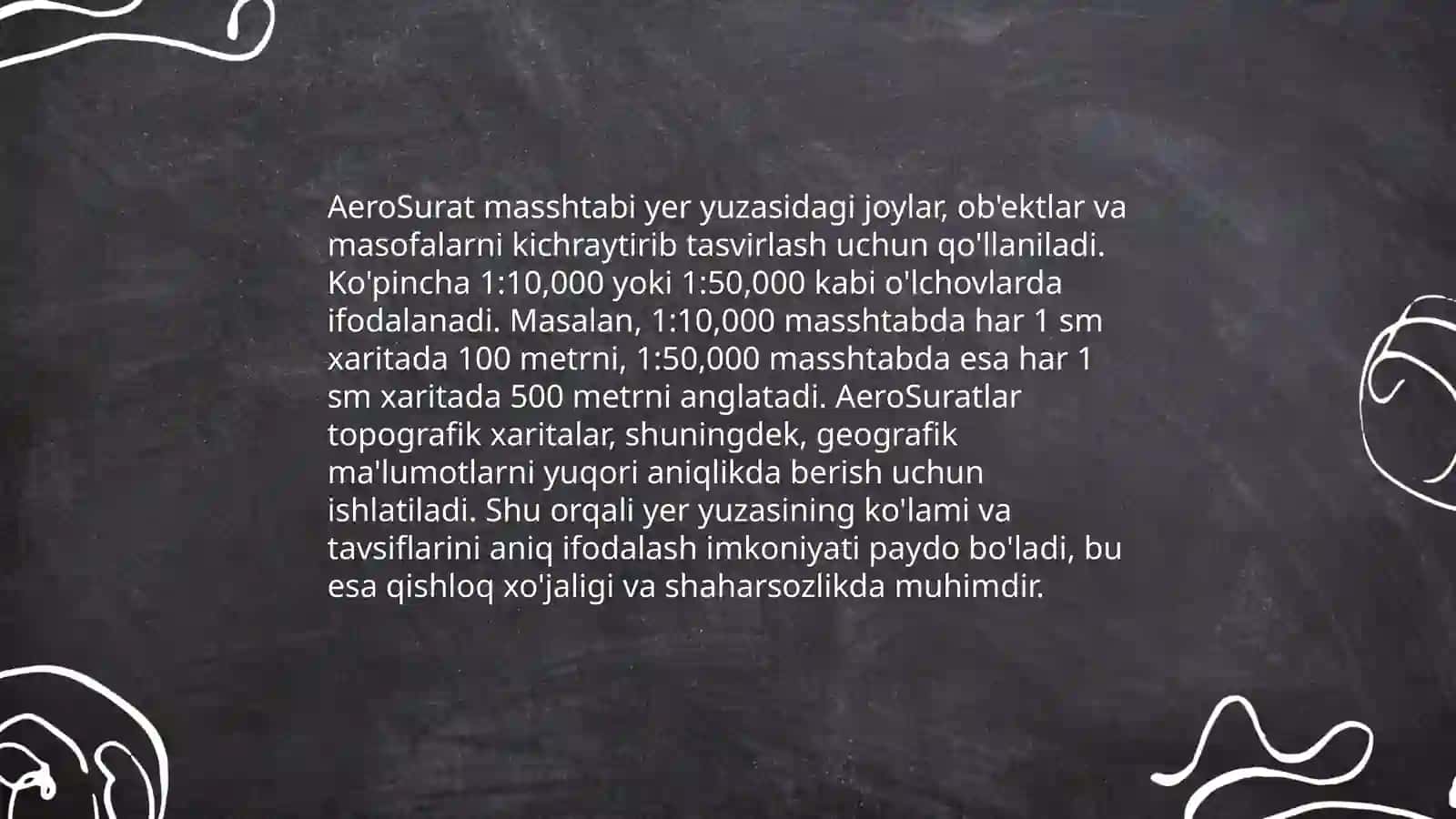 Aerosurat masshtabi 4