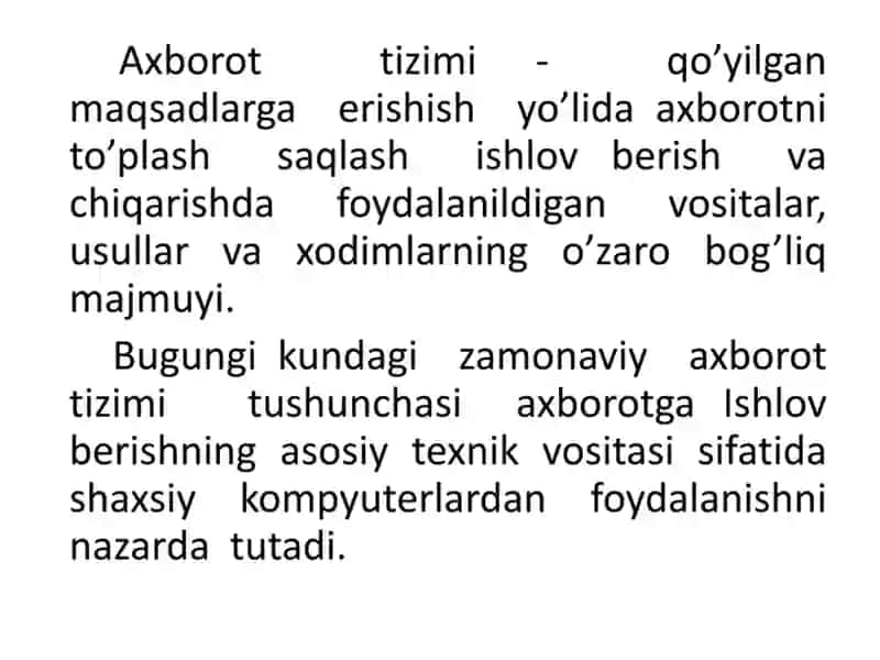 Iqtisodiyotda avtomatlashtirilgan axborot tizimlari 4