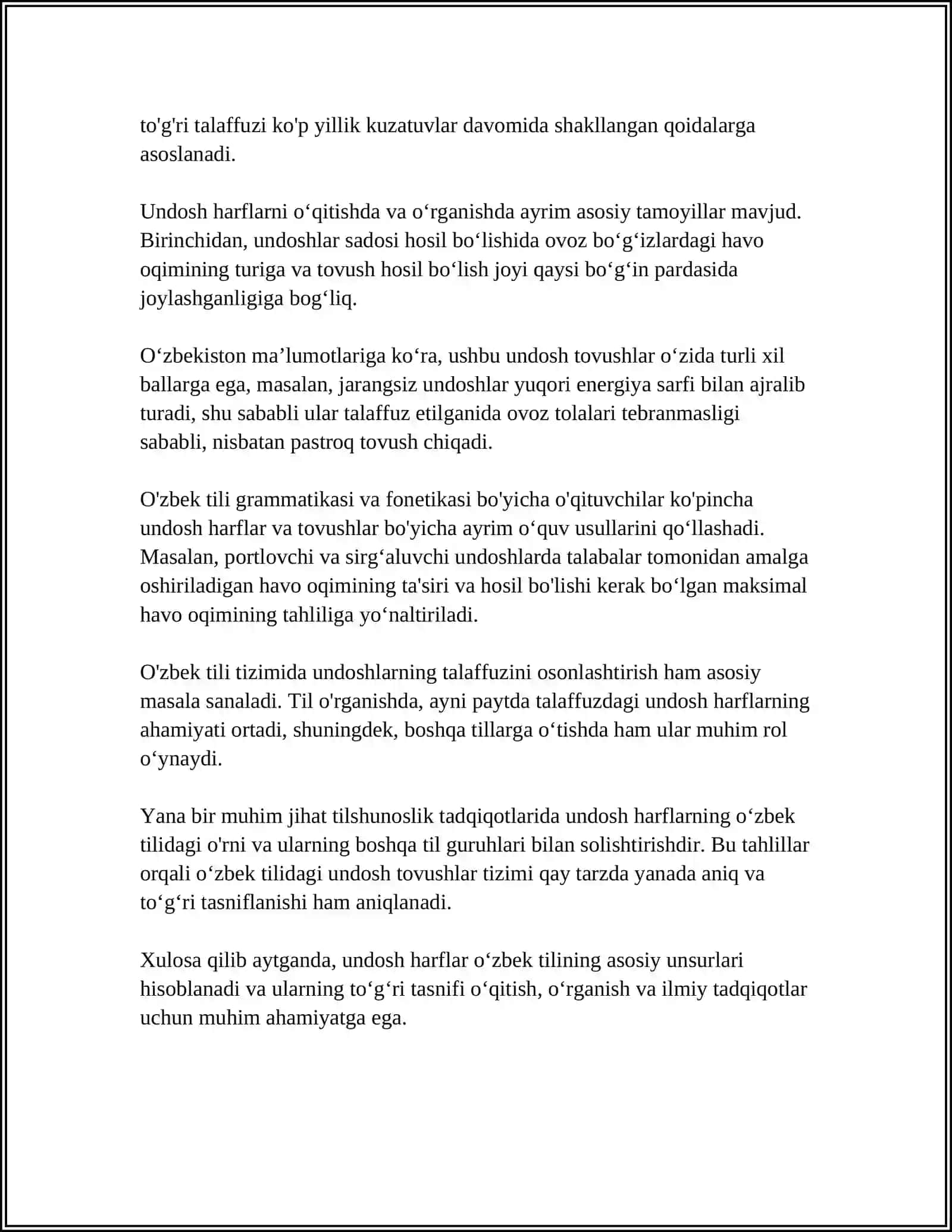 UNDOSH HARFLAR VA ULARNING IMLOSI 4