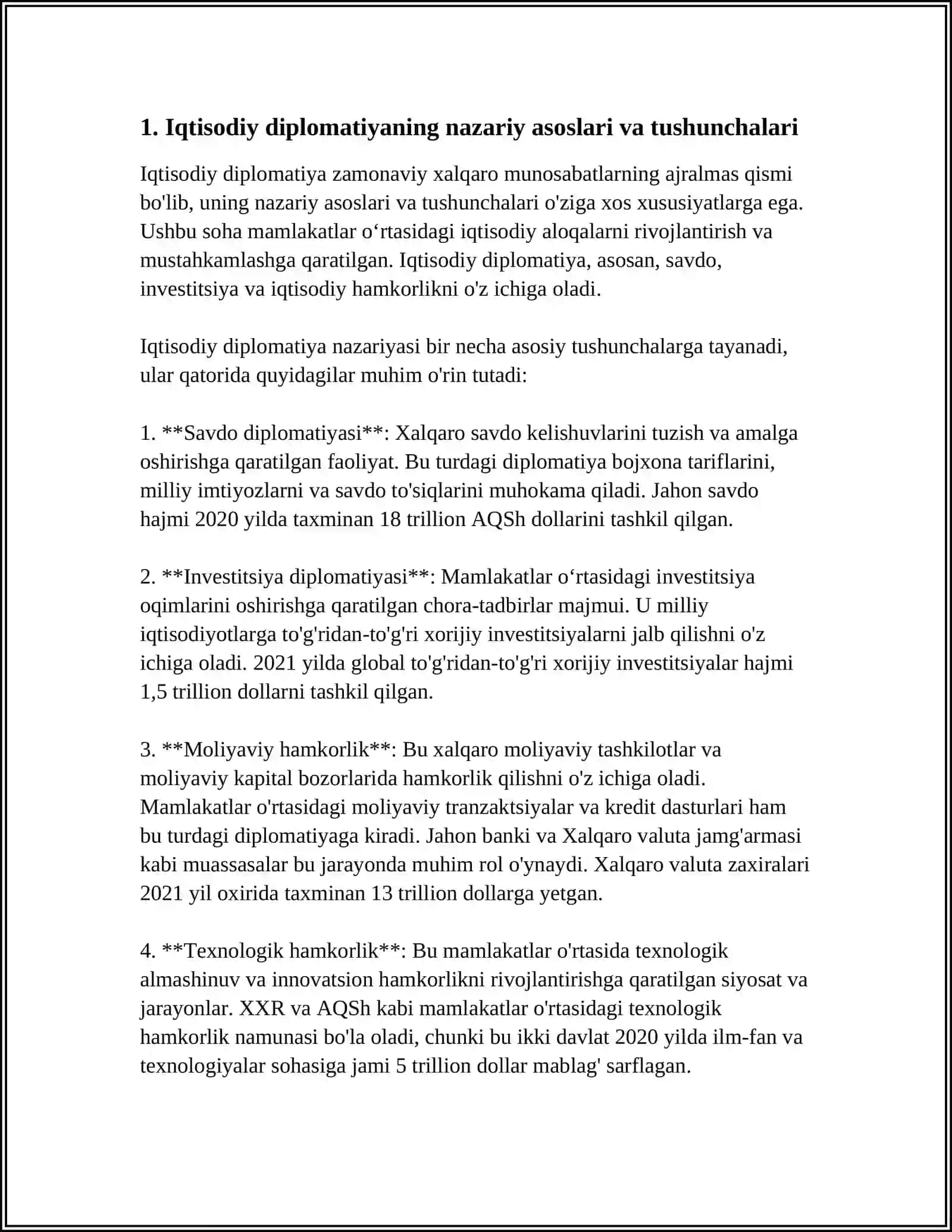 Iqtisodiy Diplomatiya 4
