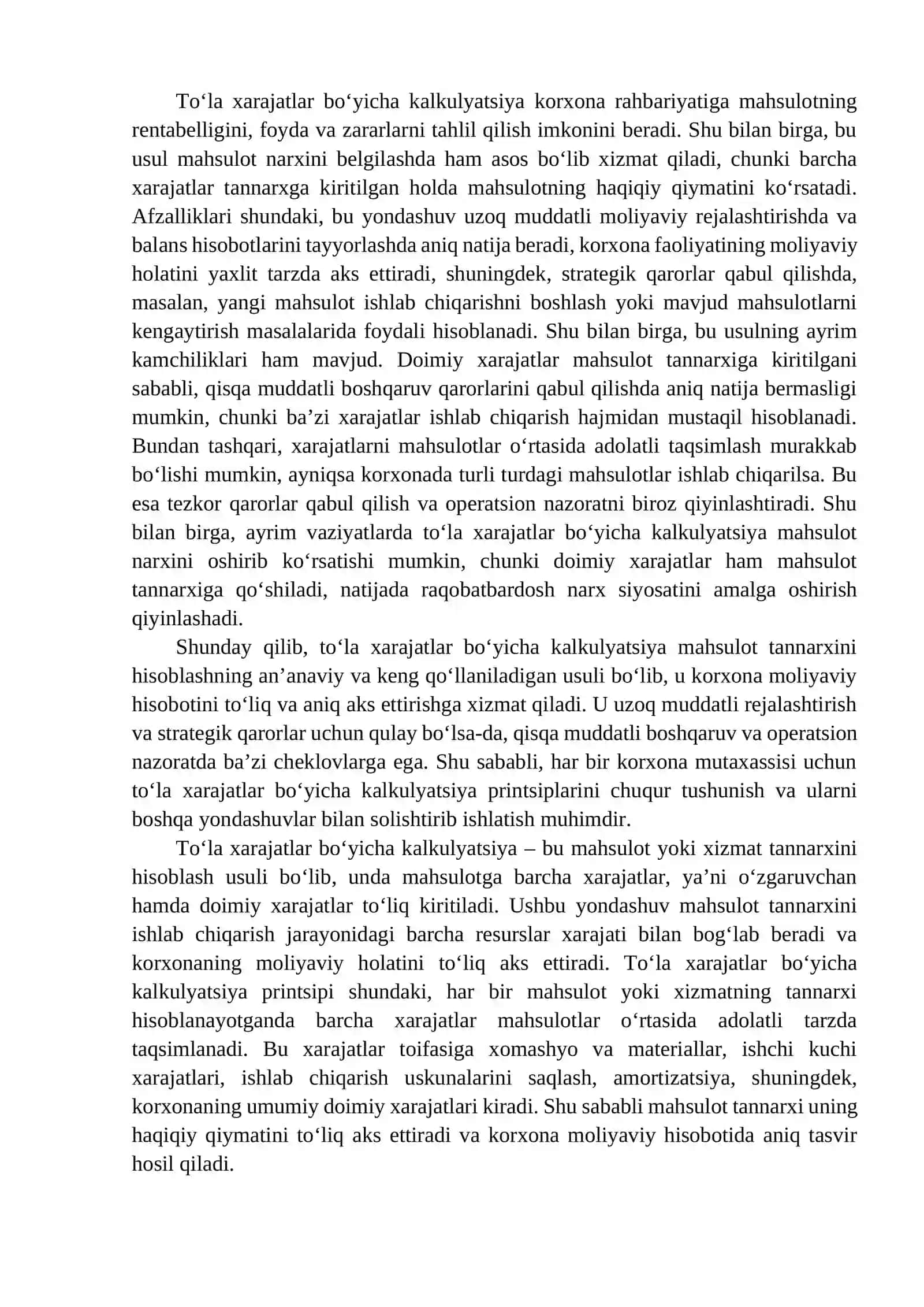 Tannarx Kalkulyatsiyasi 4