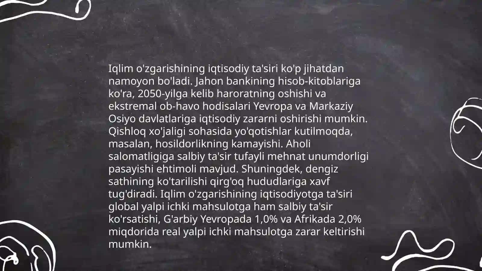 Global miqyosda iqlim özgarishi 4