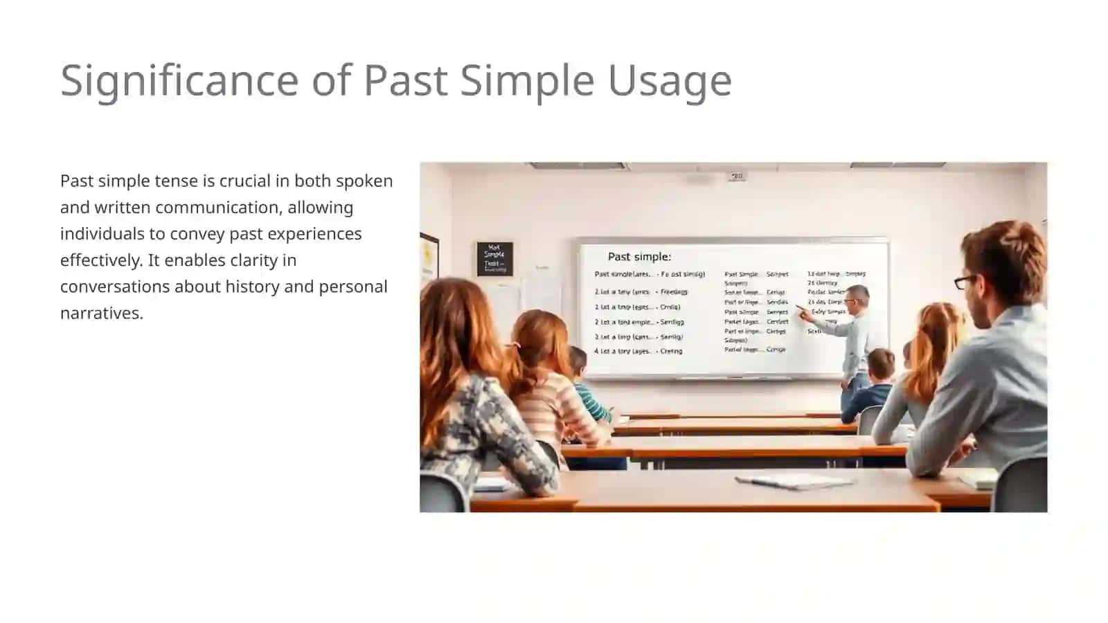 Past Simple Tense in English 4