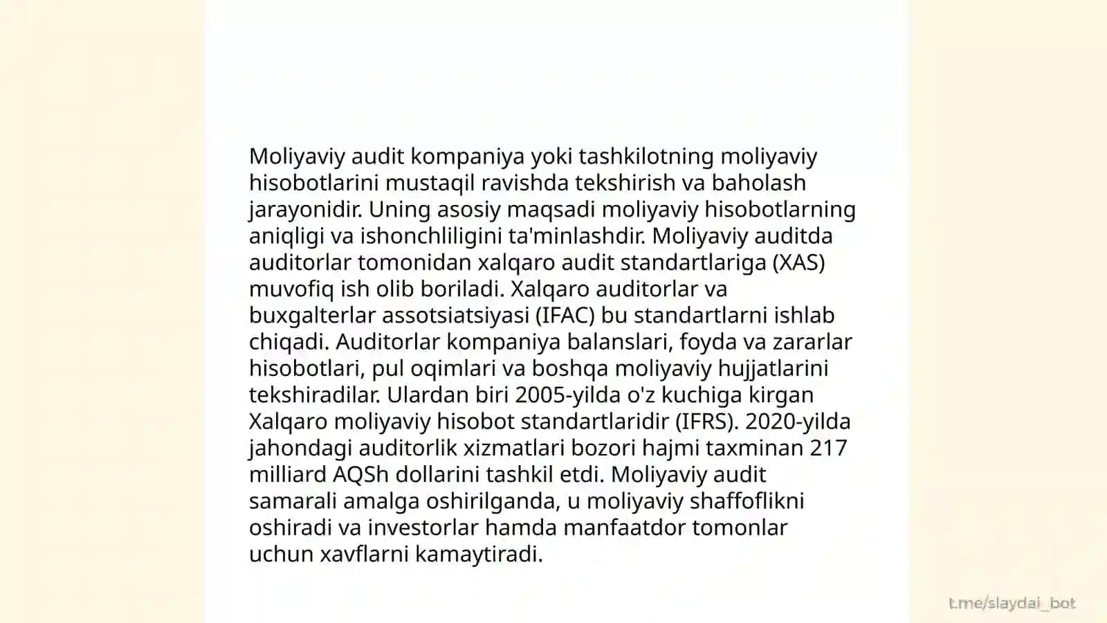 Audit turlari va funksional tasnifi 4
