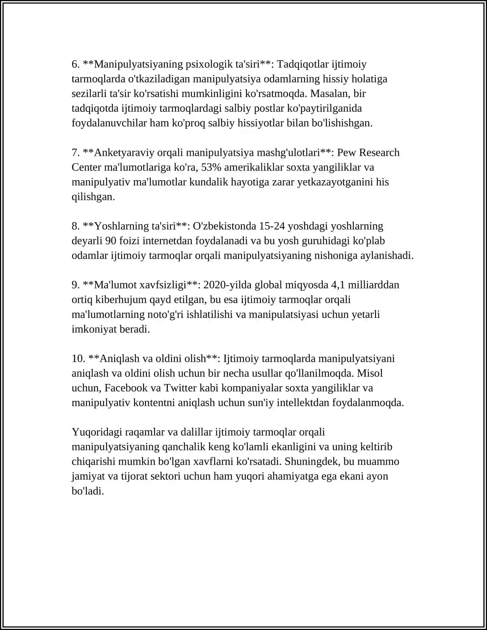 MEDIA ORQALI MANIPULYATSIYA 4