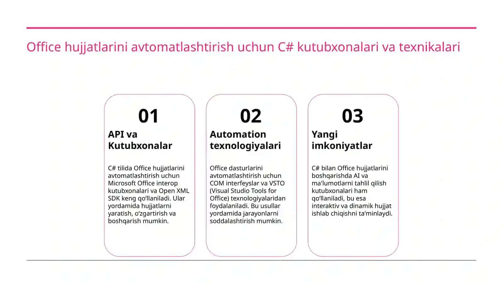 C# dasturlash tilida Windows ilovalarini office dasturi bilan bog'lash 4