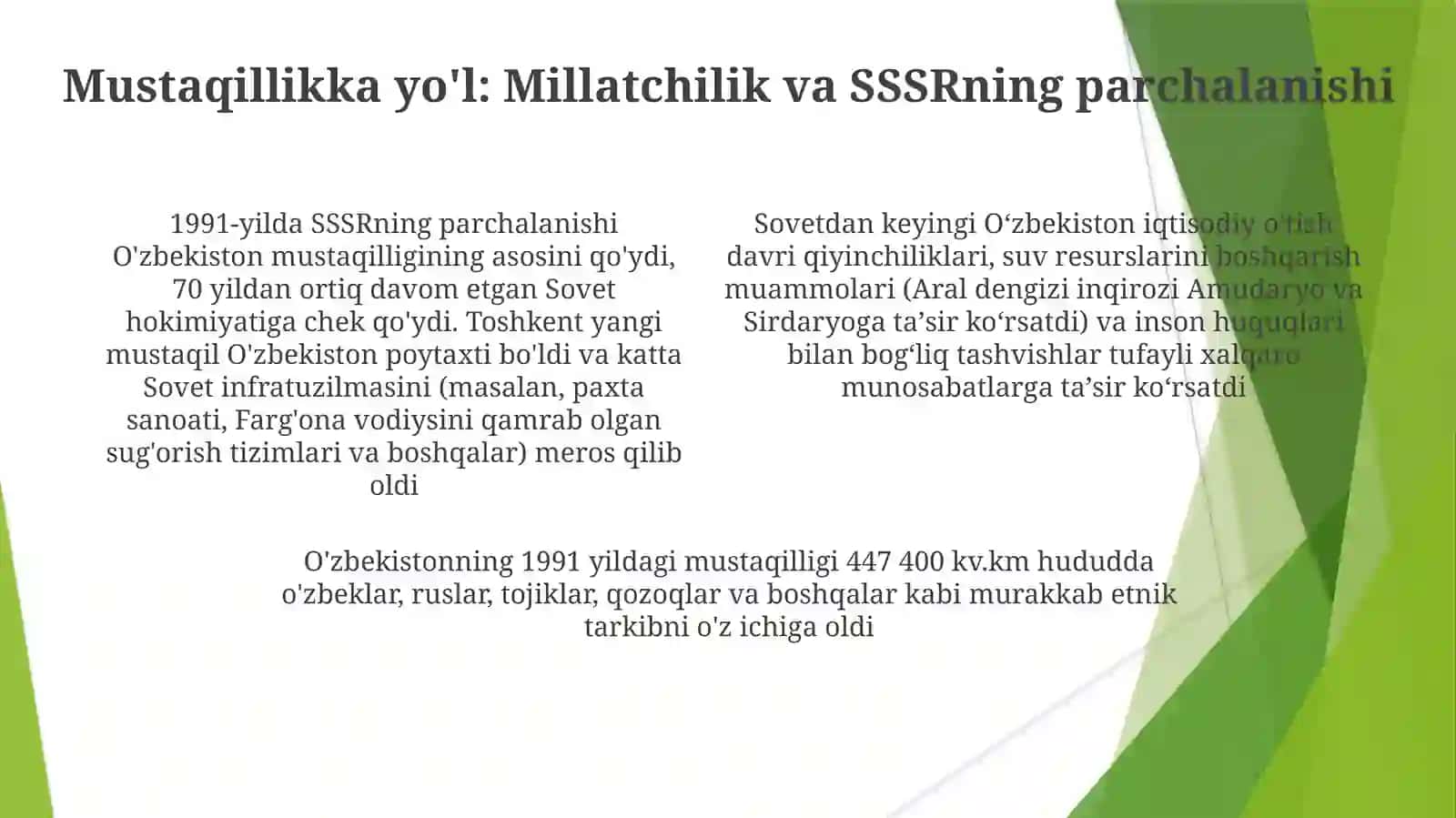 Sovet oldidan O'zbekiston: Imperiyalar mozaikasi 4