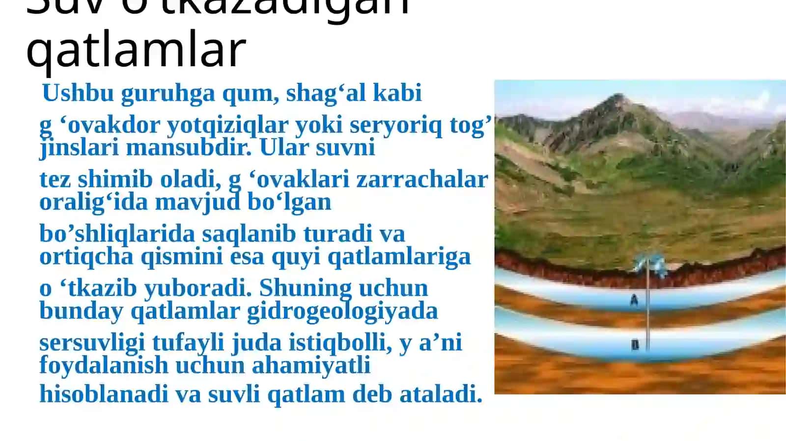 Yer osti suvlarining geologik faoliyati 4