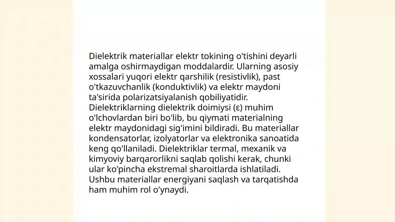 Dielektrik materiallar 4