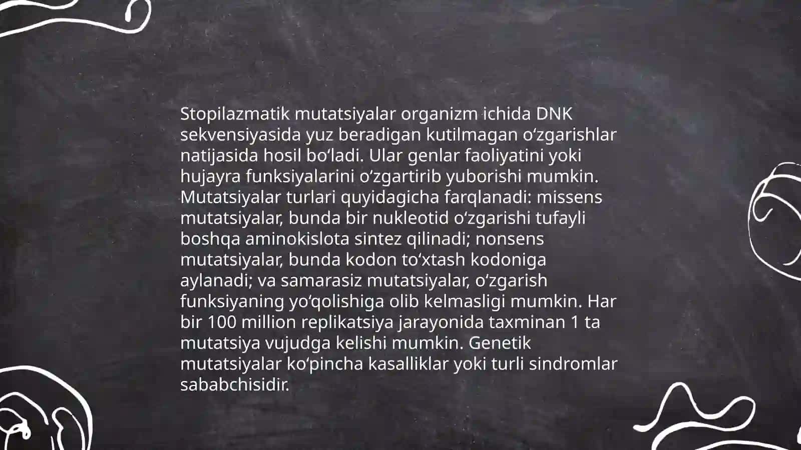 Stopilazmatik mutatsiyalar 4