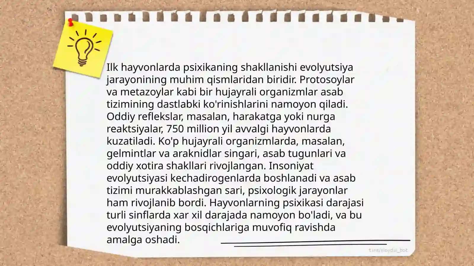 Psixikaning filogenetik taraqqiyoti 4