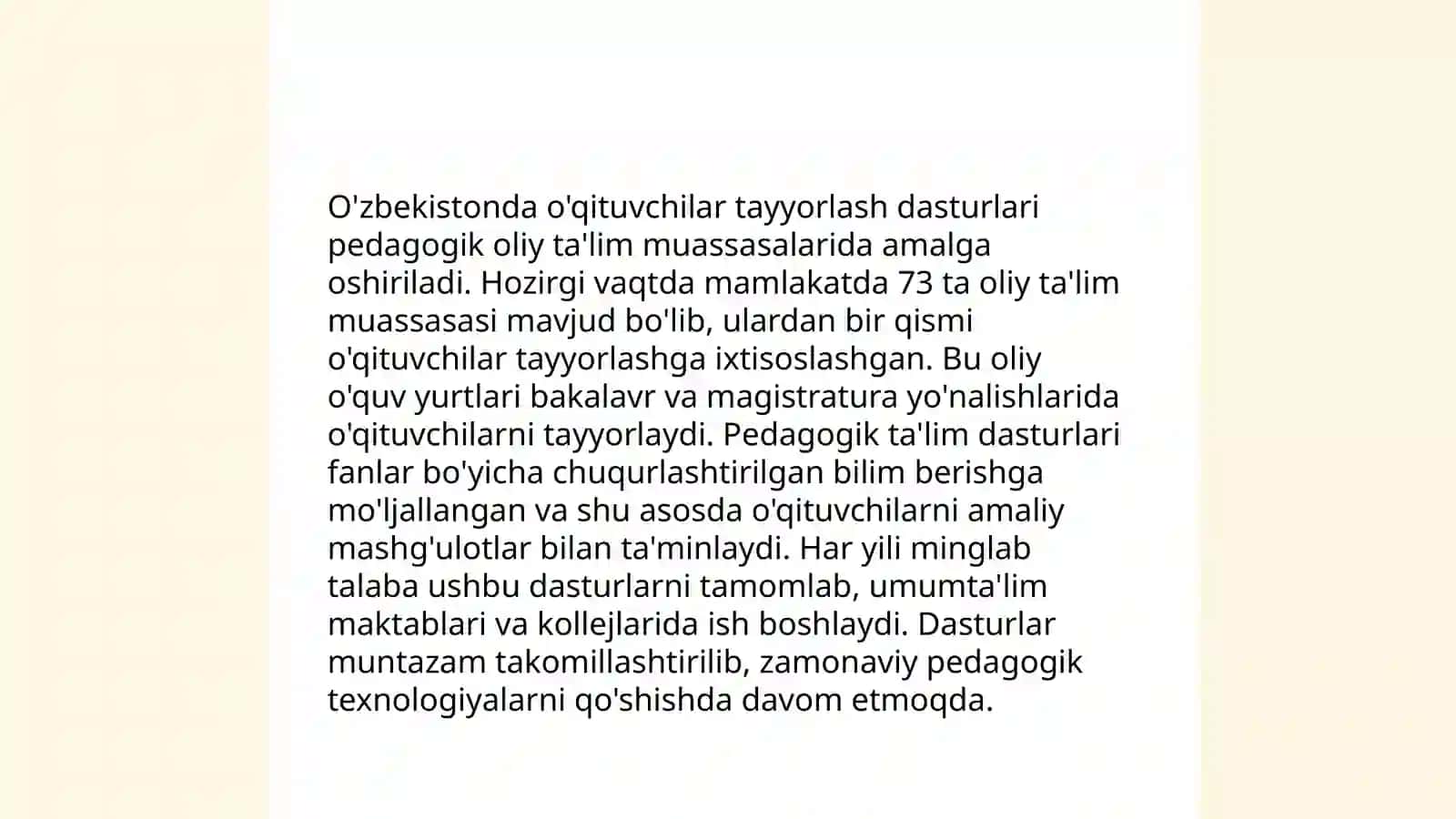 O'zbekistonda ta'lim tizimi 4