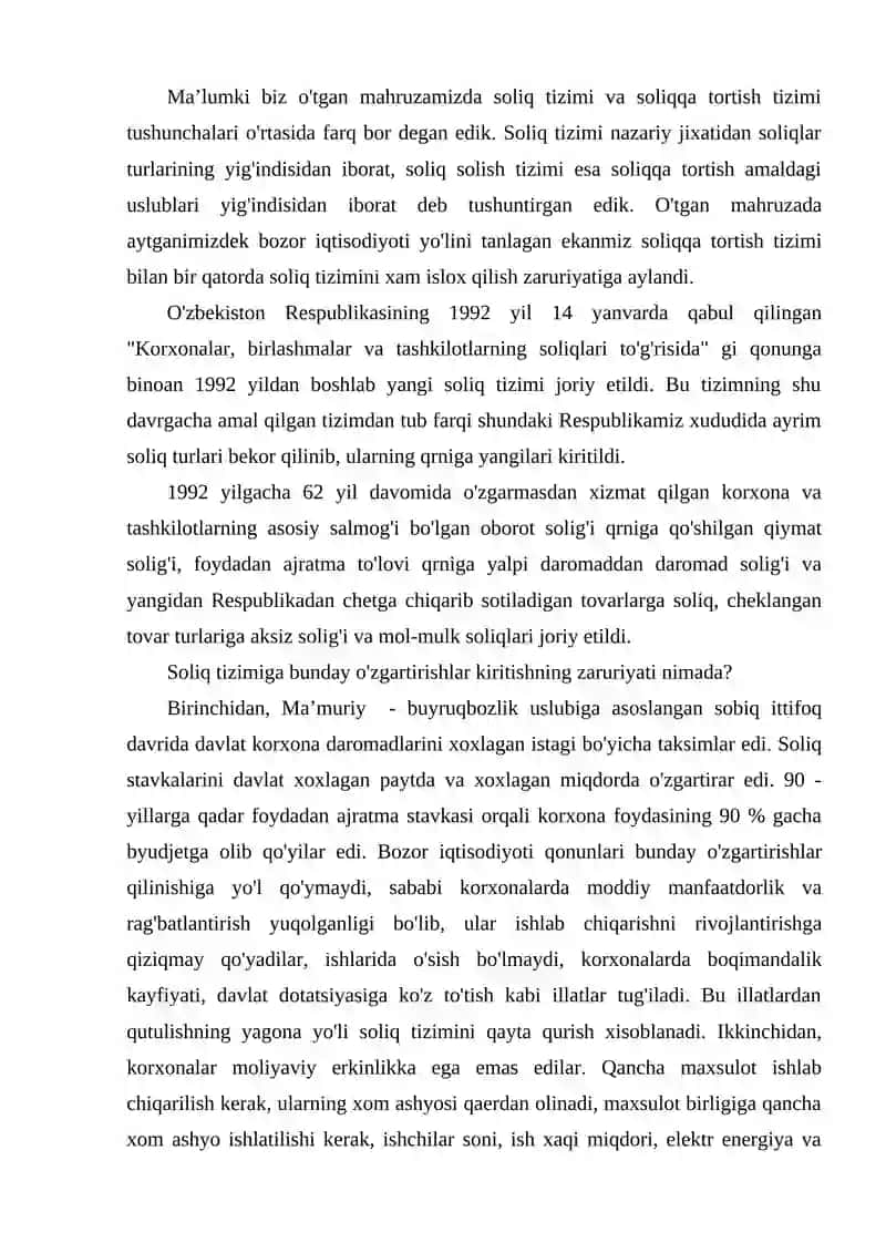 O’zbekiston Respublikasi soliq kodeksi 4