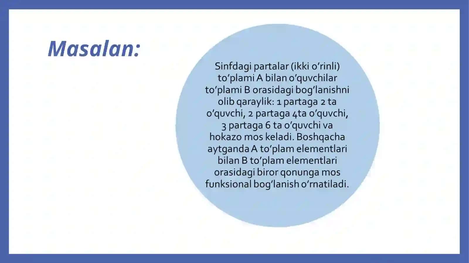 funksiyaning berilish usullari 4