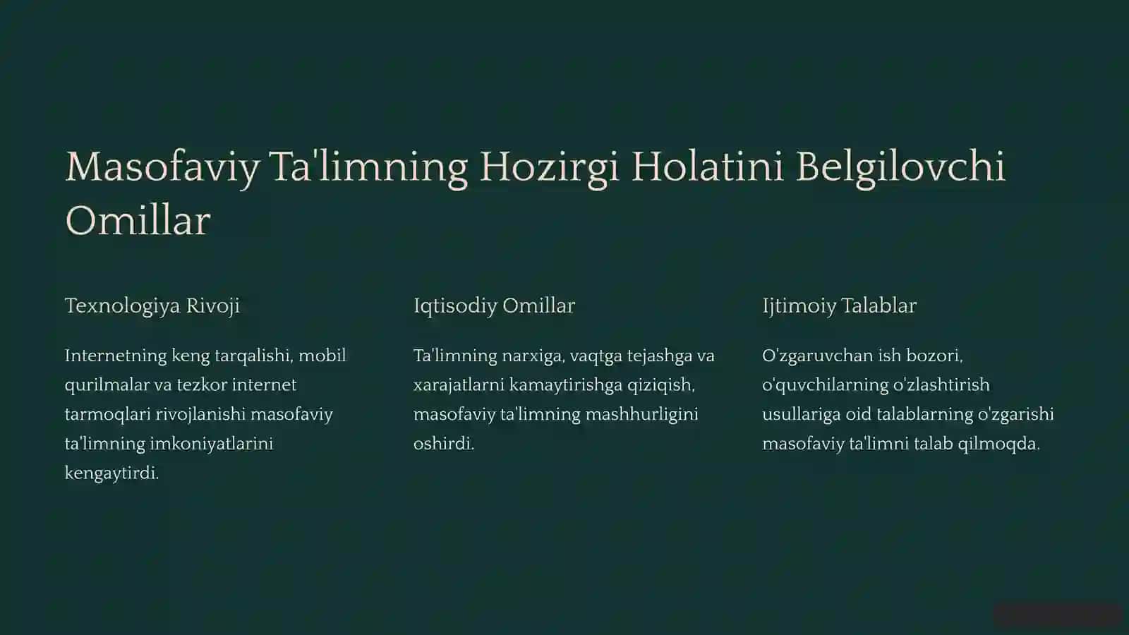 Masofaviy Ta'limning Tarixiy va Nazariy Asoslari 4