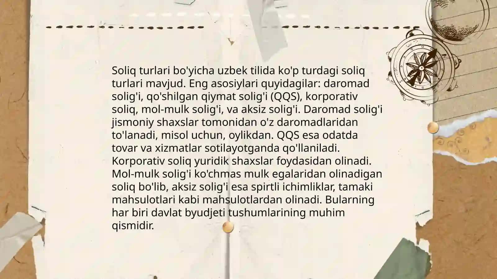 Soliq tamoillari va elementlari 4