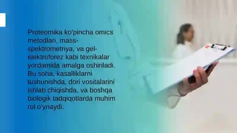 Proteomika.Genlar ekspressiyasi.Genetik polimorfizm va farmakogenetika 4