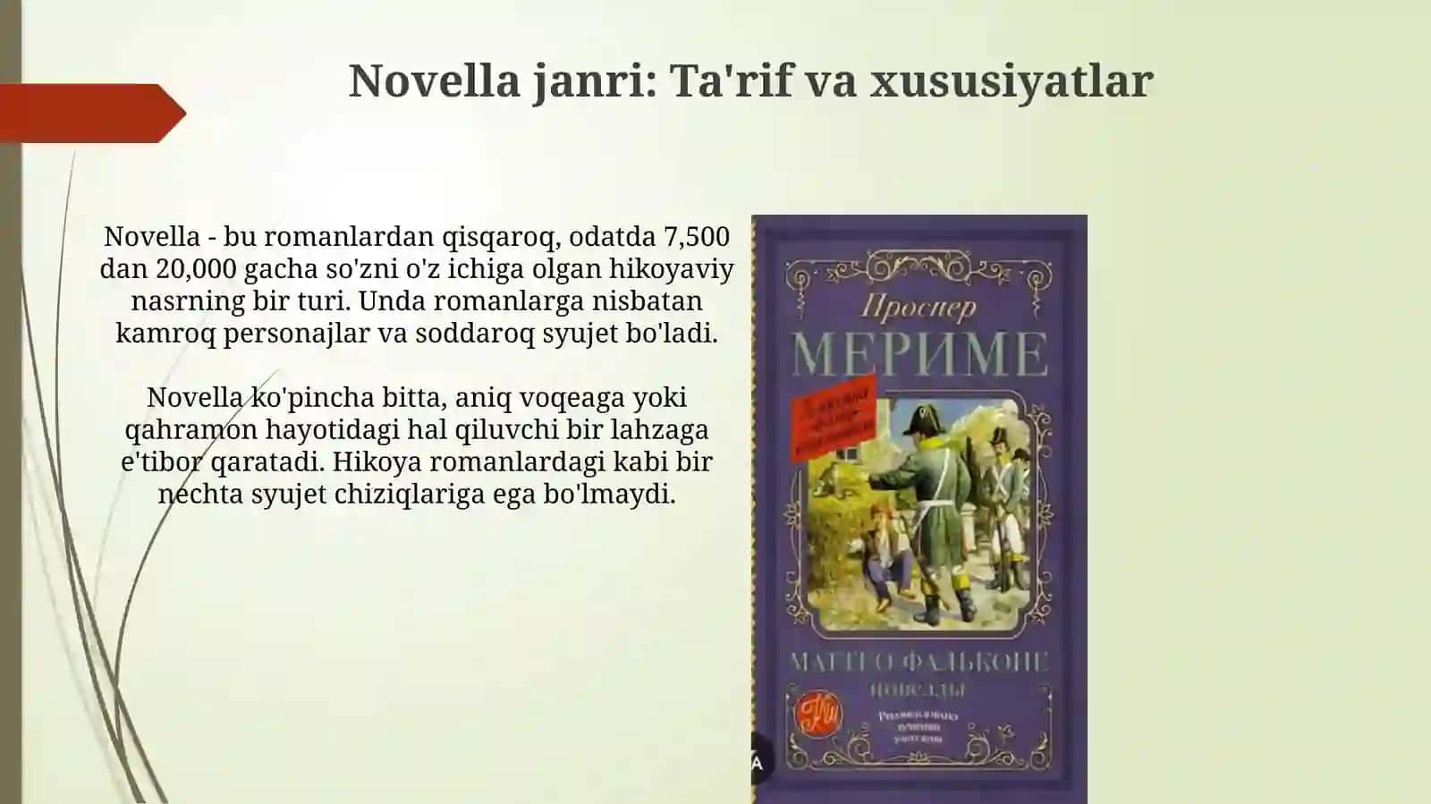 "Matteo Falkone" novellasi tahlili 4