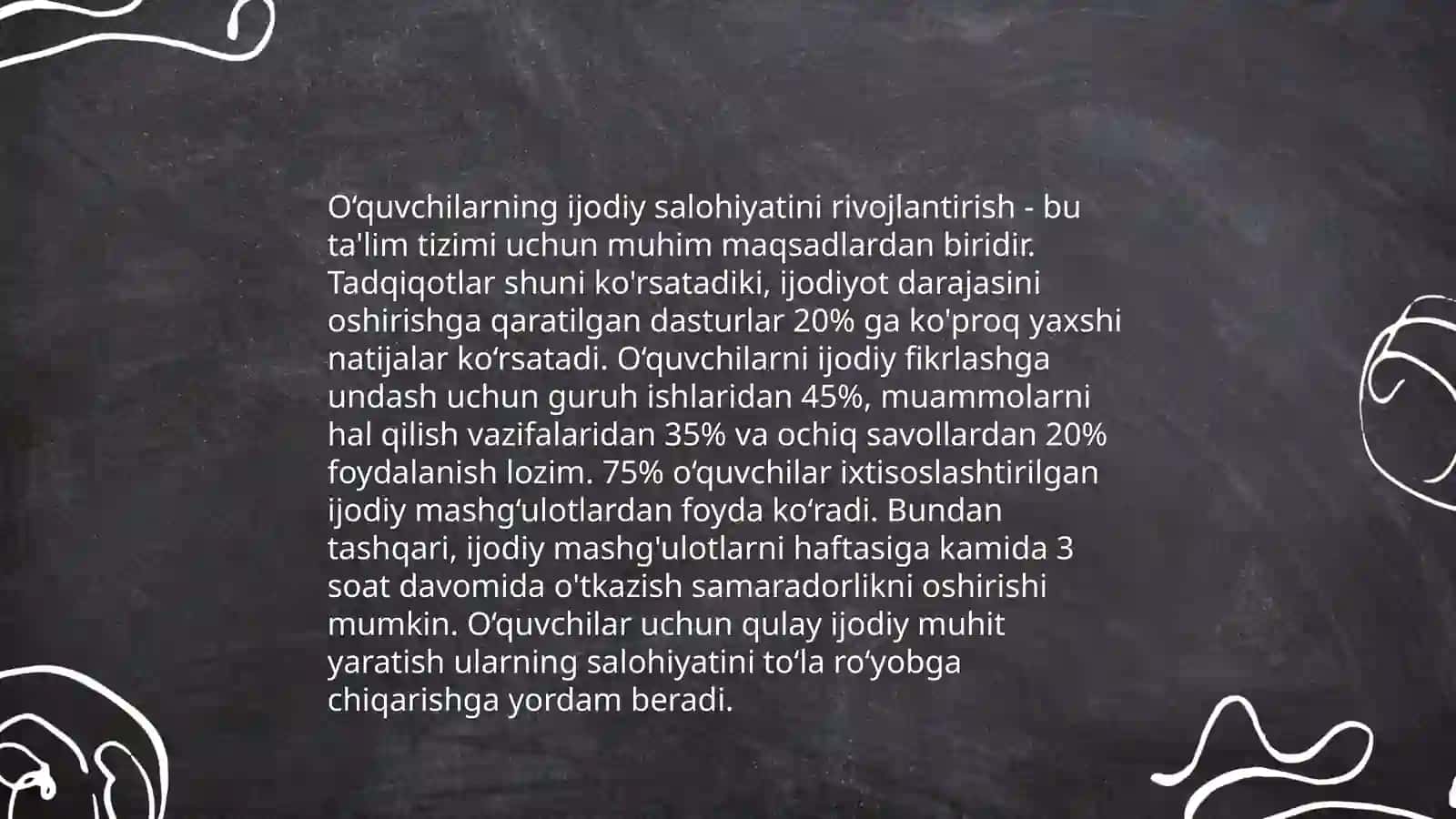 O‘quvchilarni art pedagogikasida tarbiyalash 4