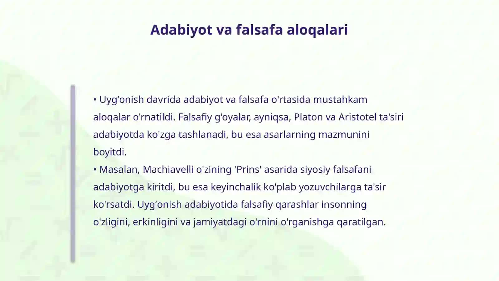 Uygʻonish adabiyotining umumnazariy muammolari 4