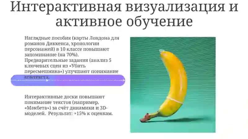 Использование средств наглядности на уроках литературы 4