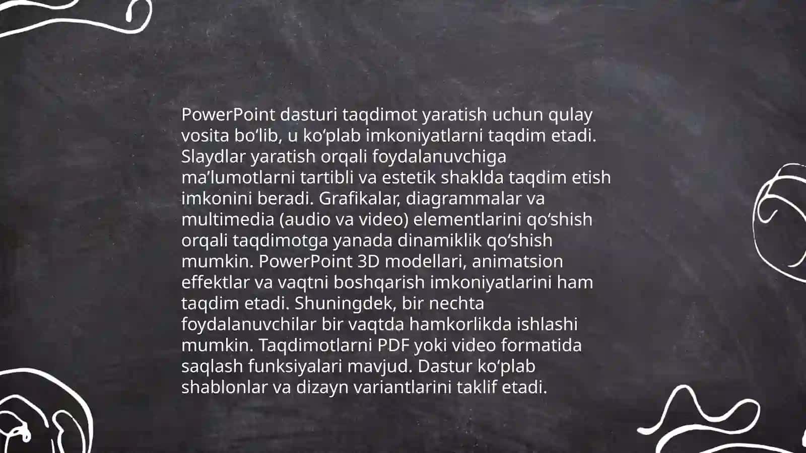 Taqdimot dasturlari (PowerPoint Prezi Focusky va boshqa dasturlar) 4