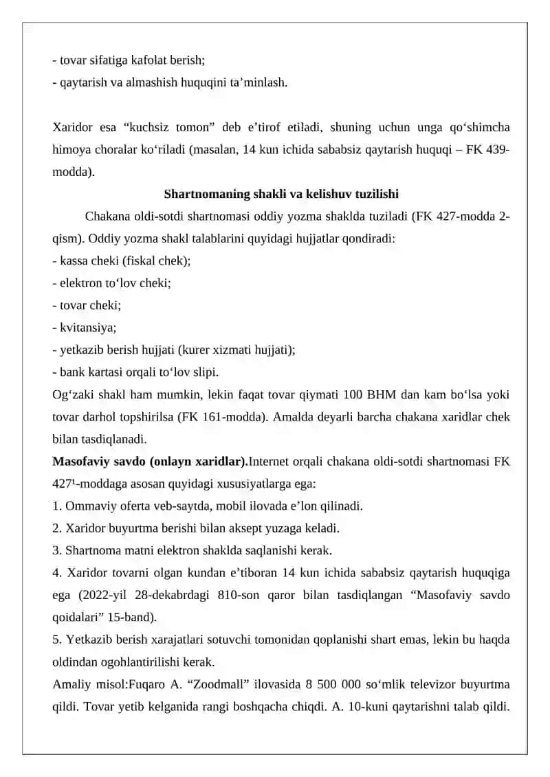Chakana oldi-sotdi shartnomasi 4