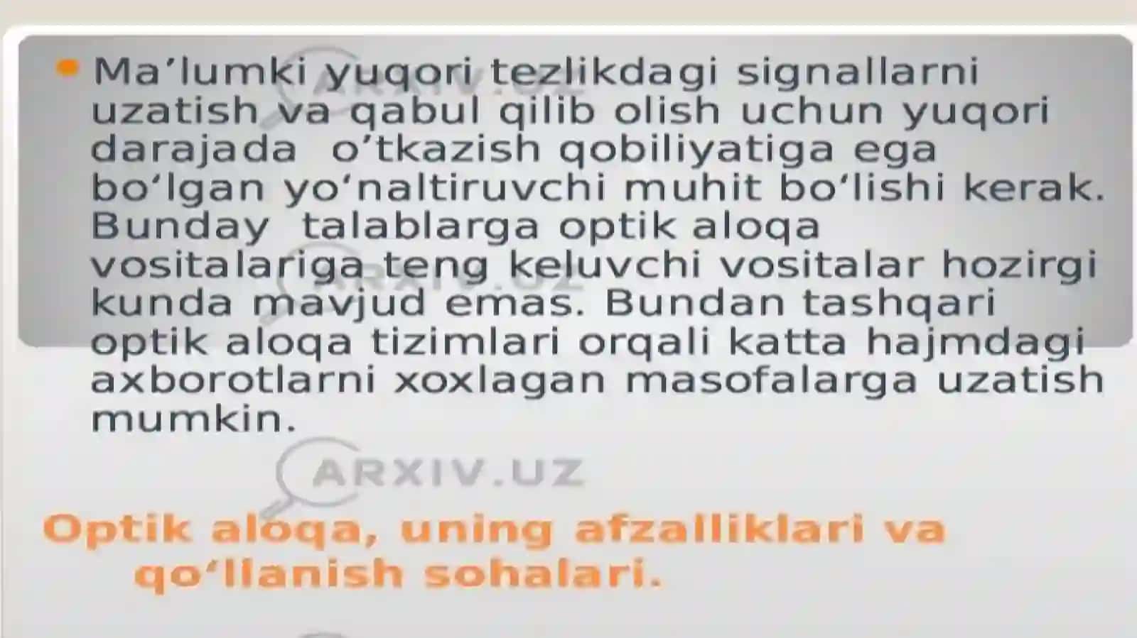 Yuqori chastotali signallarni uzatish usullari 4