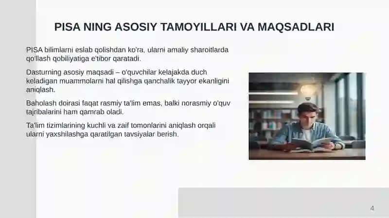EGMA XALQARO BAHOLASH DASTURIDA AQLIY FAOLIYAT TURLARI 4