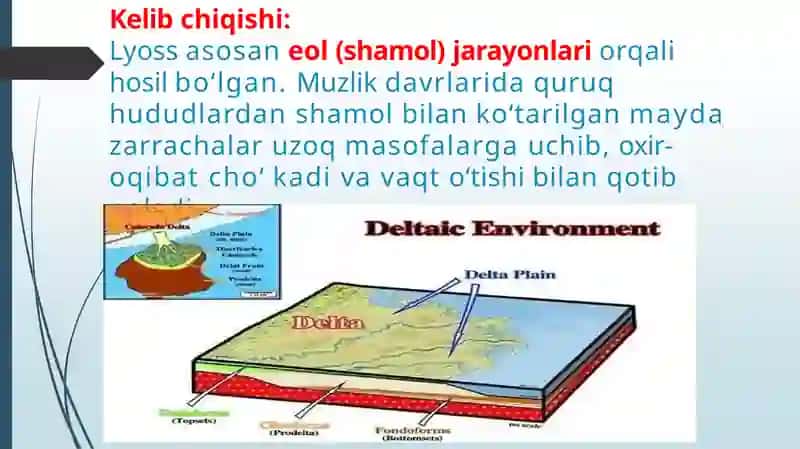 Lyoss va lyossimon jinslar va ularning xossalari 4