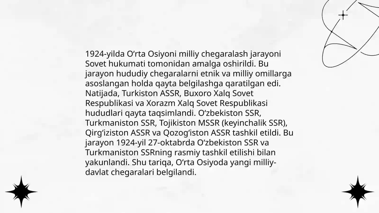 Oʻrta Osiyoning tarixiy chegara masalalari 4