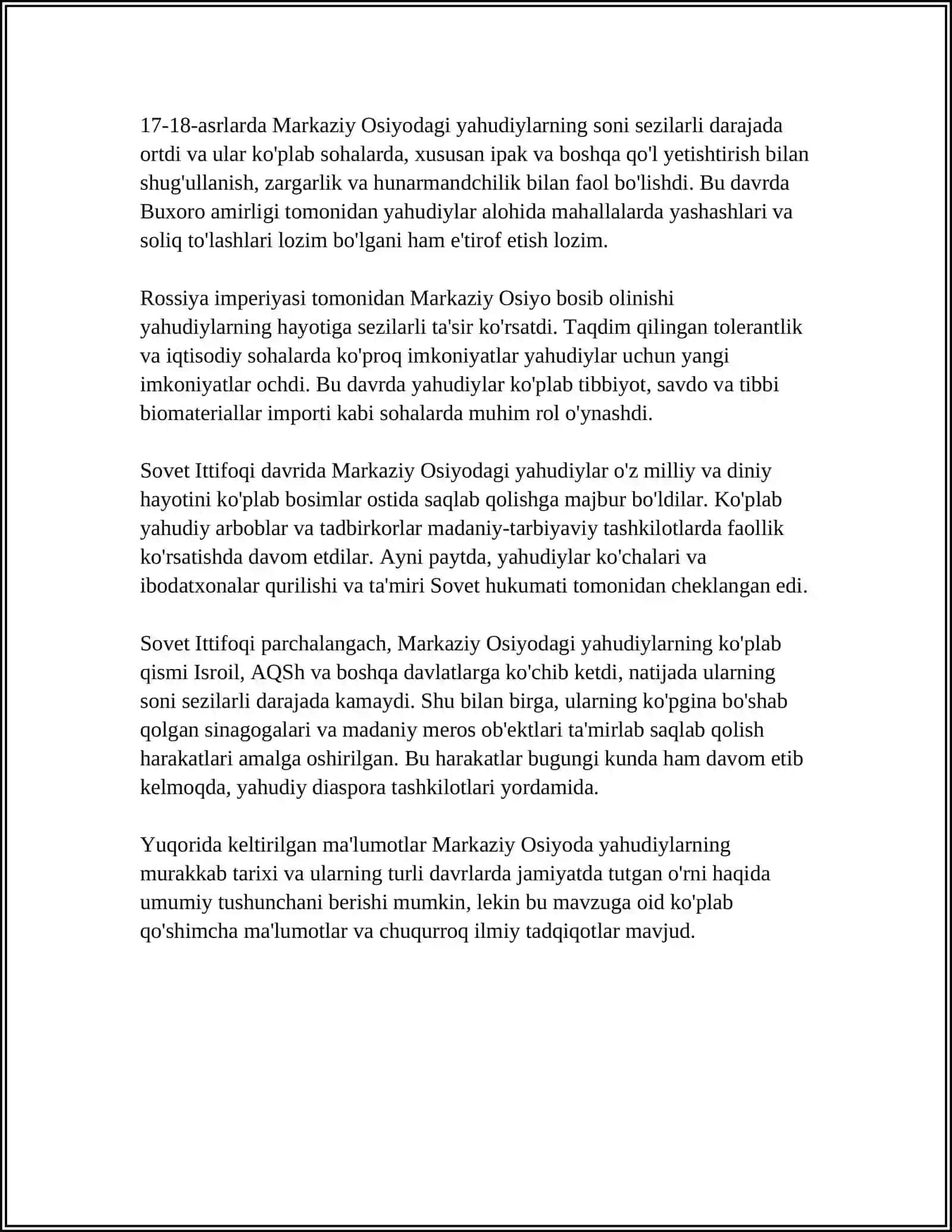 MARKAZIY OSIYODA YAXUDIYLIK 4