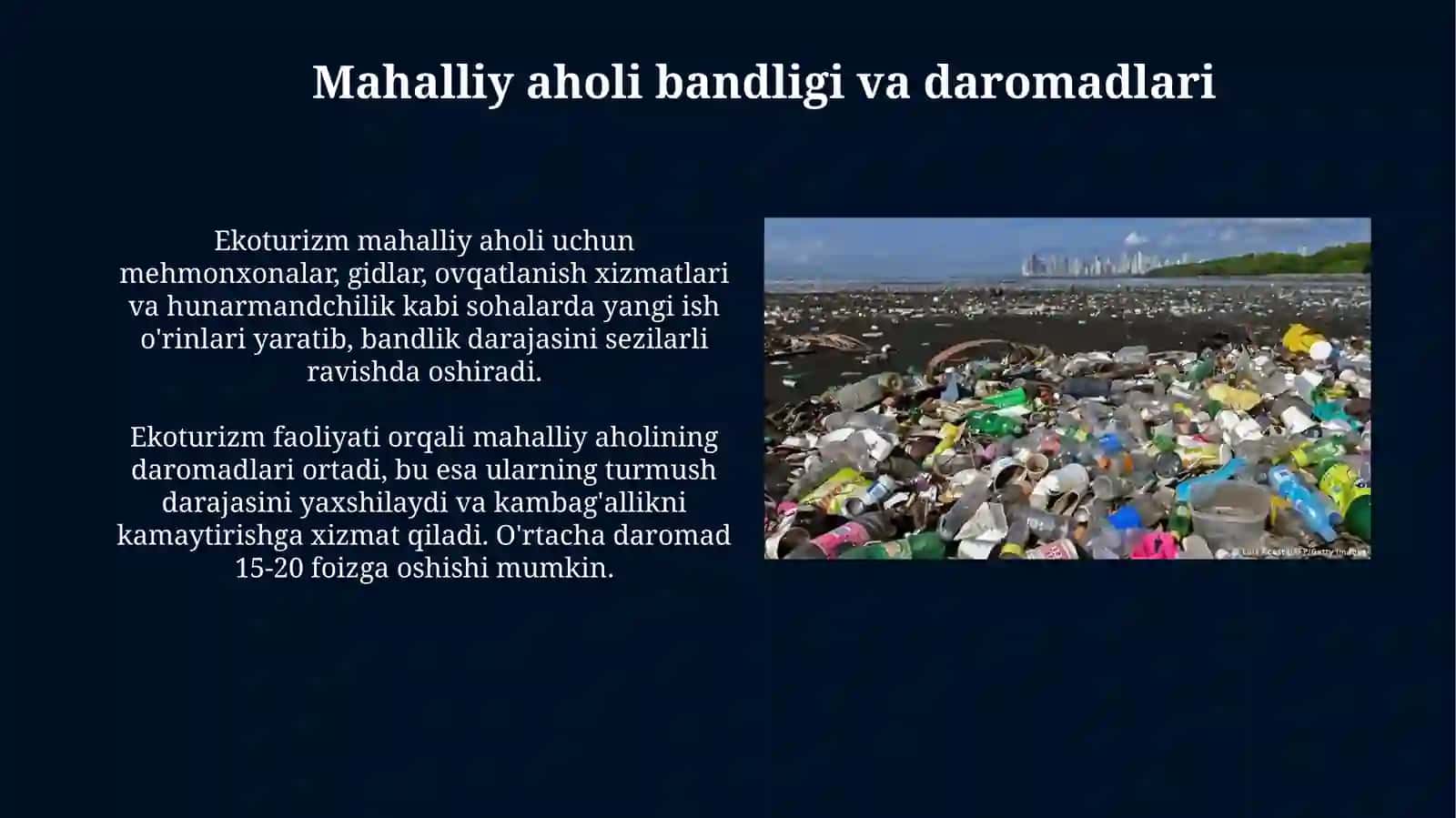 Ekoturizmning ijtimoiy-iqtisodiy ta’siri 4