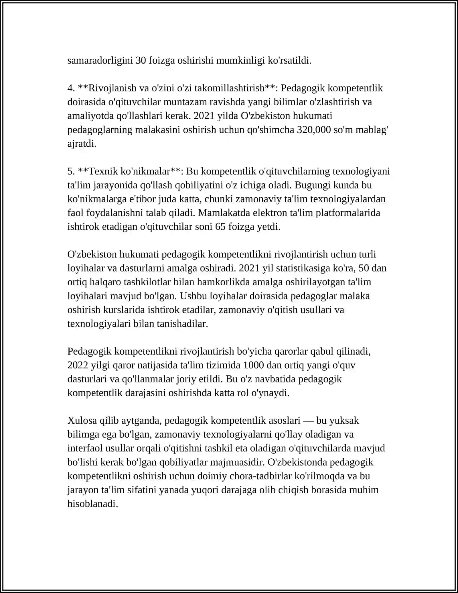 PEDAGOGIKANING KASBIY KANPITATLIGI VA KRYATIVLIGI 4