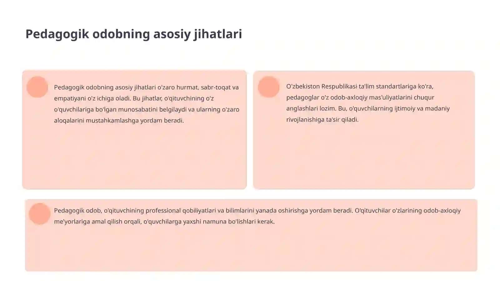 Pedagogik odob pedagogning momula odobi 4