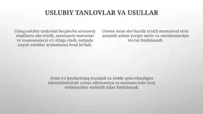 Usmon A'zim she'rlari tahlili 4