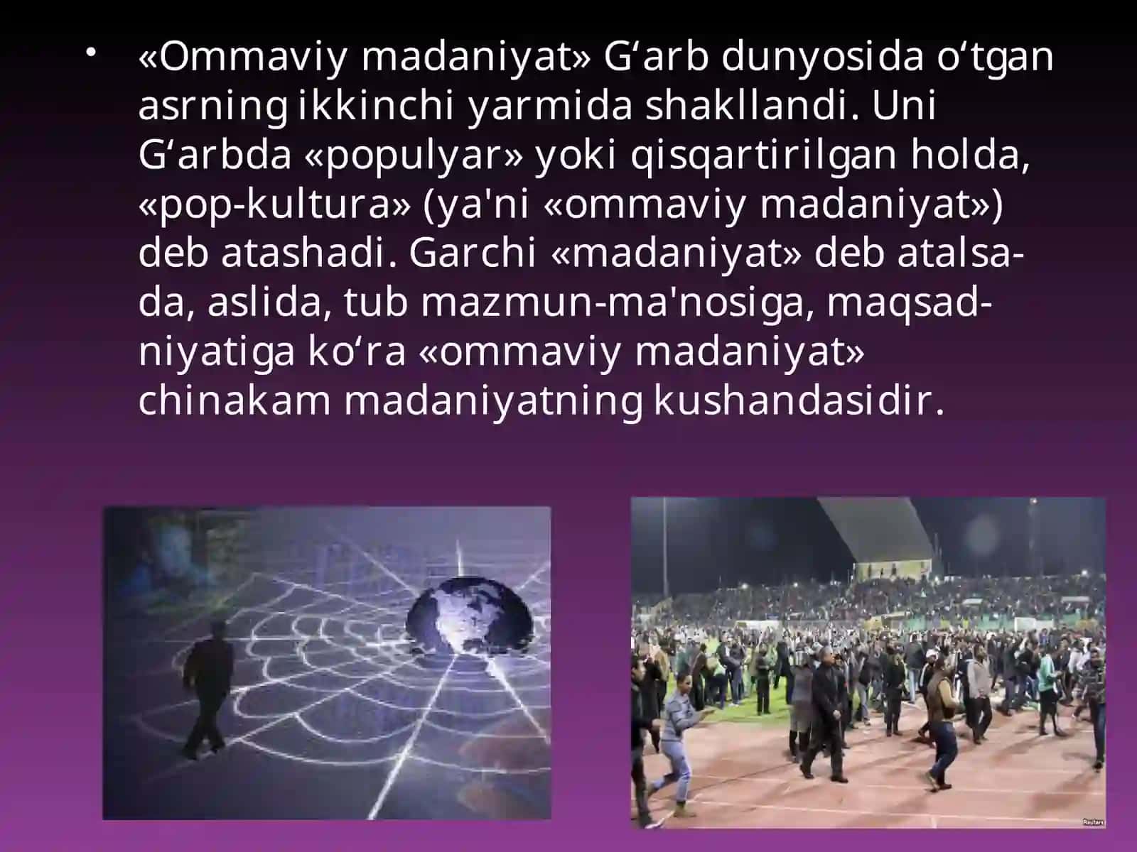 Ommaviy madaniyat 4