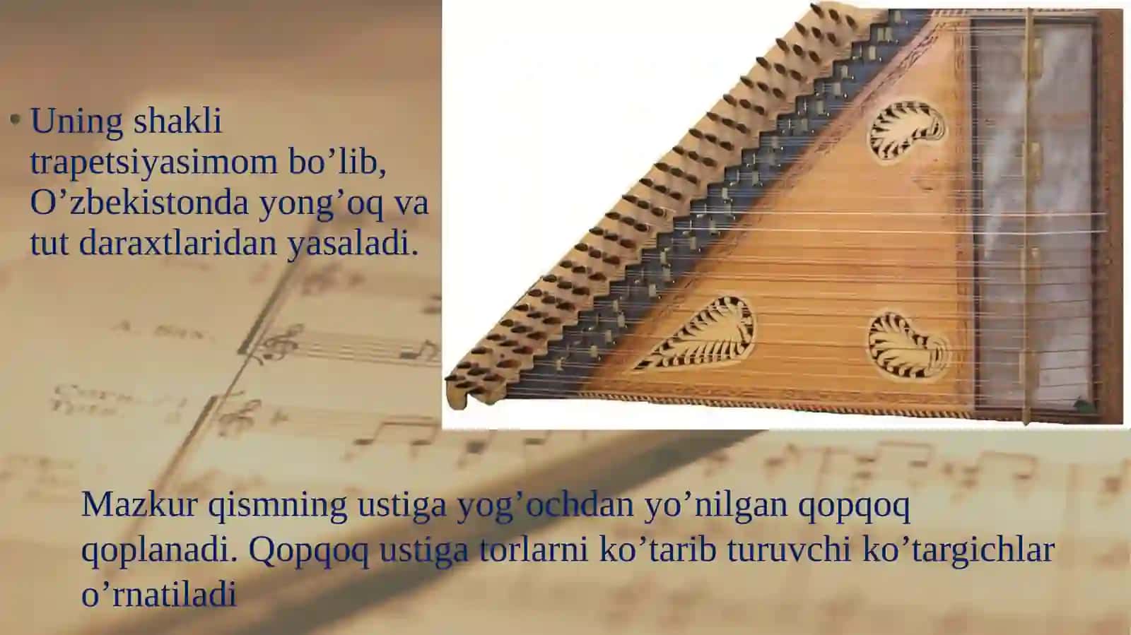Ko'hna cholg'u fanidan taqdimot ishi 4